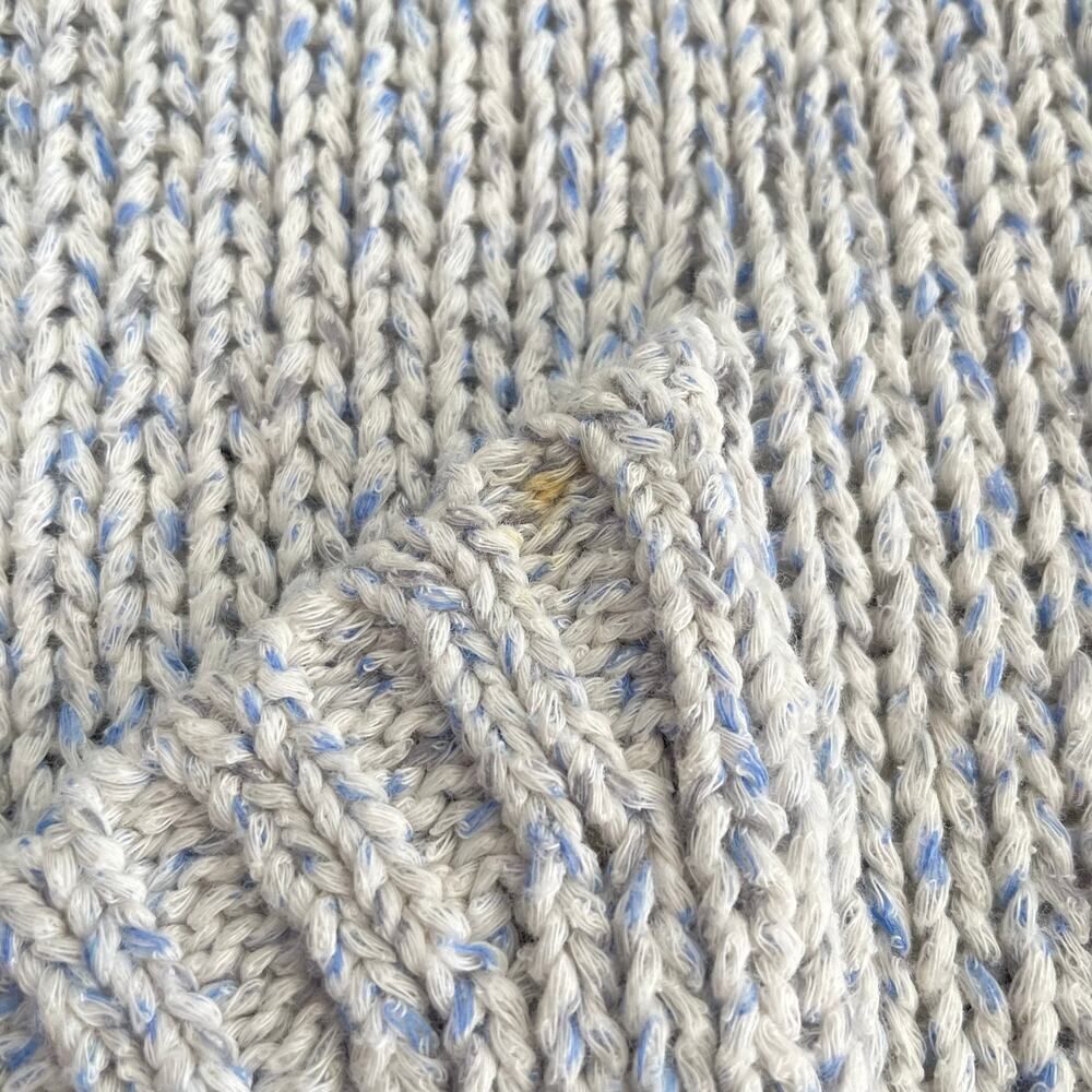 Rag & Bone Candace Cardigan in Ivory Blue Lavender - Size: Medium - Picture 8 of 11